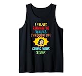 Ich genieße romantische Spaziergänge durch den Comicbuchladen Lustig Tank Top