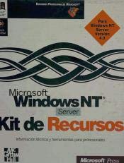 MICROSOFT WINDOWS NT KIT RECUR (SIN COLECCION) : MICROSOFT PRESS ...
