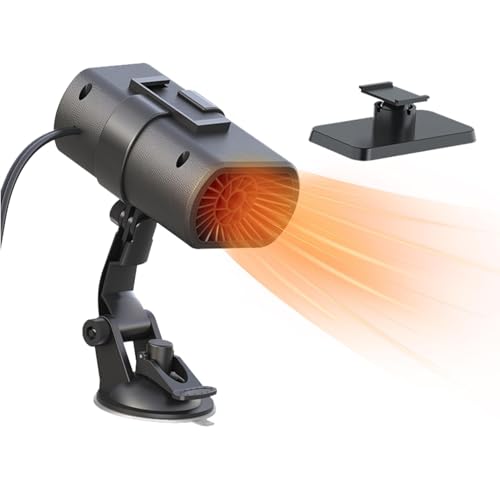 Calentador y descongelador portátil para coche, calentador de parabrisas descongelante para coche | Descongelador y descongelante de parabrisas de 220 W | Descongelador para calentador automático de