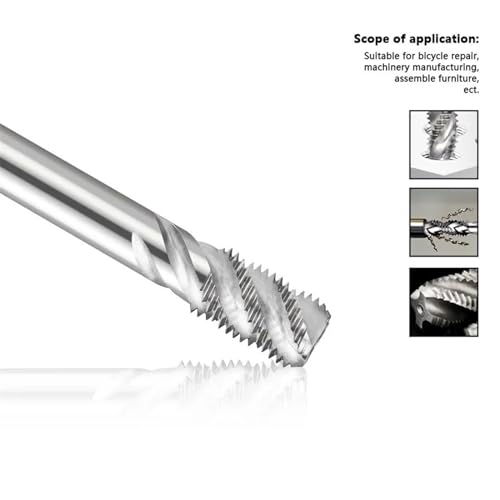 Taraud à vis machine HSS M2-M16 en acier haute performance pour filetage net