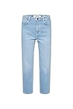 soccx kurze hose damen praktischer Reißverschluss SOCCX Damen Jeans LE:A Mom Fit Easy Blue 27