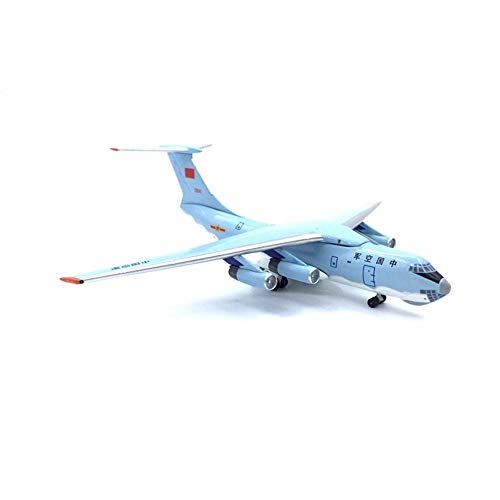 Modèle d'avion de transport IL-76 miniature en métal, idée cadeau décoration pour adulte 1/400