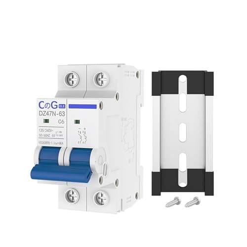 Disyuntor bipolar 16A 120V 240V interruptor automático magnetotérmico 2