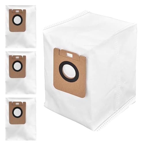 Image of HASTHIP 4Pcs Dustbins Replacement for Dreame D10s Plus Vacuum Cleaner Dust Bags Vacuuming Reuseable Dust Collection Bags for Hair, Dirt, and Debris.