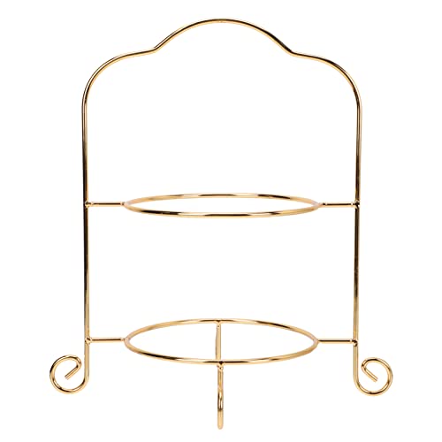 Cabilock Iron Art Cake Tray Display Stand Dessert Serving Platter Tiered Plate Rack