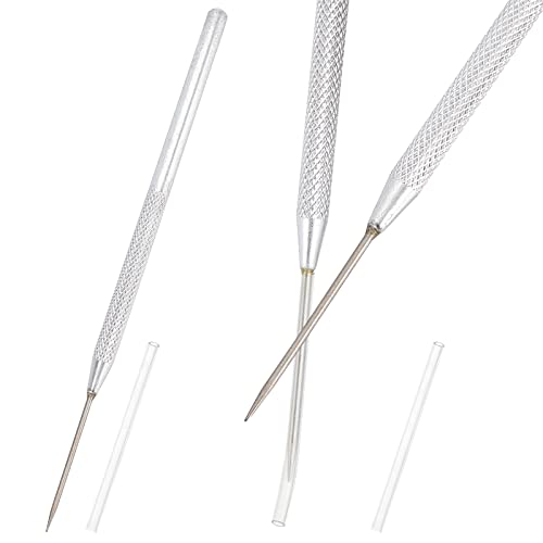 GORGECRAFT 2 Style 6PCS Clay Needle Ceramic Detail Tools Pottery Sculpture Needle Detail Tool Clay Modeling Sculpture Playdough Pro Needle Texture Tools for Carving Scraping Modeling & Other - Image 4