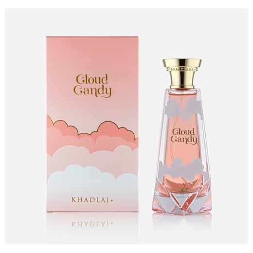 Perfume Cloud Candy de Khadlaj de 100 ml, aroma de malvavisco, azúcar y vainilla para mujer