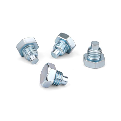 Image of PEUTIER 4pcs Floor Jack Handle Bolts, 3 /4 Tons Floor Jack Pressure Rod Fixed Screw for Hydraulic Top Handle Floor Jack Handle Screw Floor Jack Screw Replacement, silver, 24309