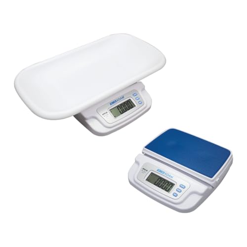 Adam Equipment MTB Baby & Toddler Digital Scale for Babies, Toddlers, Small Pets, Detachable Ergonomic Cradle, Non-Slip Mat, Easy to Use, MTB 20, Weighs up to 44lbs / 20kg