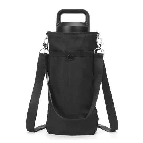 Linkidea Water Bottle Carrier Compatible with YETI Rambler Bottle 18oz/26oz, Owala FreeSip 24oz