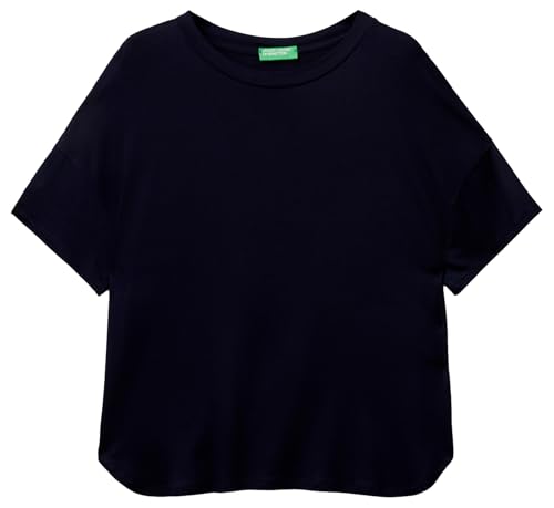 T-shirt col rond United Colors of Benetton bleu taille Large