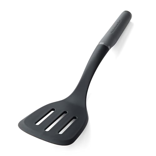 KitchenAid Soft Grip Slotted Turner - Charcoal Grey - Image 5