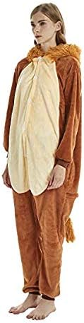 Vista 4 de Pijama unisex para adultos, para disfraz de león, disfraz de Halloween