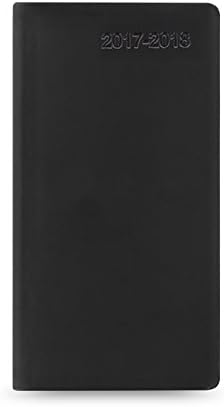 Letts 39NUVBK-2017-2018 Verona Compact Week to View Diary 2017-2018 Compact Black 6" [H] x 3 1/8" [W]