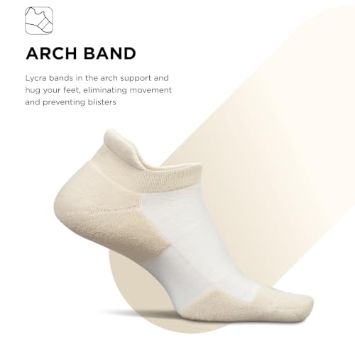 Image of Feetures High Performance Max Cushion Ankle Sock - Tab Socks for Women & Men with Heel Tab