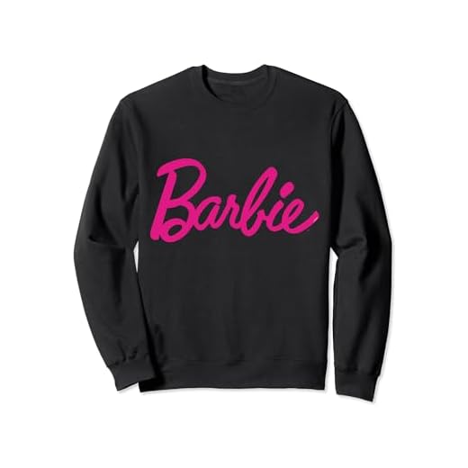 Felpa Barbie da Donna, Logo Barbie Ufficiale, Multicolori Felpa