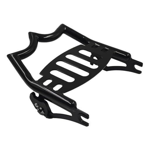Portaequipajes cromado de acero macizo estilo corona para Harley Touring 2009-2024