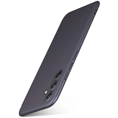 moex Coque de protection ultra fine pour Samsung Galaxy A54 5G - Avec protection accrue de l'appareil photo - Coque rigide arrière - Minimaliste - Bleu...