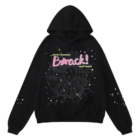 Hip Hop Spider Hoodies Set Y2k Hoodie Tracksuit Pullover Sweatshirt for Women Men Matching Hoodies for Couples Cover