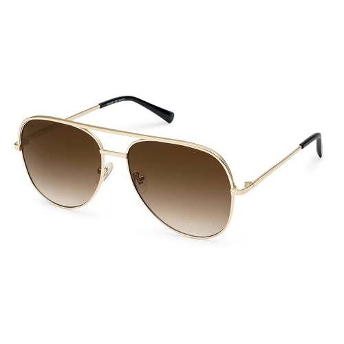 SOJOS Large Oversized Aviator Sunglasses for Women Men