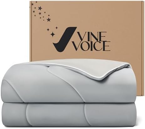 Soft Cooling Comforter Blanket for Hot Sleepers, Full/Queen, Doub...