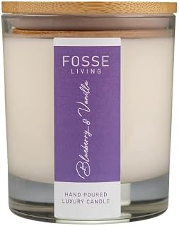 Baby Powder Soy Candle | Up to 40 Hours Burning Time | 100% Natural Soy & Coconut Wax | Vegan, Highly Scented & Reusable Jar