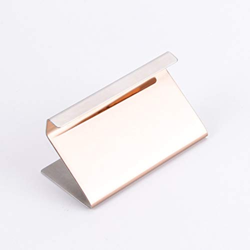 Porta-cartões de visita em aço inoxidável Cabilock 3 peças, suporte multifuncional para cartão de es