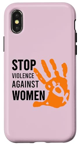 Stop Violence Against ���f�B�[�X T�V���c �X�}�z�P�[�X iPhone X/XS �p