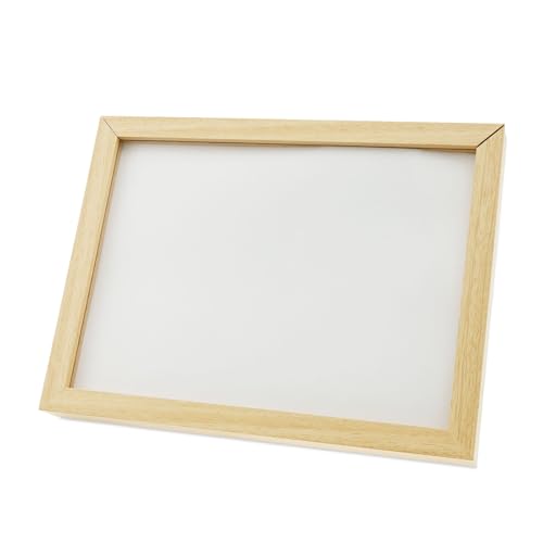 LAINIUTE Kids Artwork Frames, Kids Art Frame, Wooden Kids Artwork Display Frame, Changeable Storage Artwork Picture Frame, Large Capacity Kids Artwork Frame Holds 180 Artworks for Kids Drawings Art