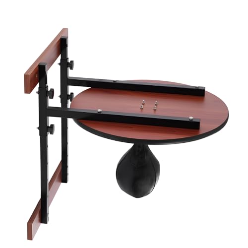 HZOPUTLH Speed Bag Platform Kit, 360 °Rotate 220.46lbs Capacity Speed Bags for Boxing Wall Mounted Speed Bag Speed Punching Bags Adjustable Height, for Gyms, Boxing Gyms, Martial Arts Gyms