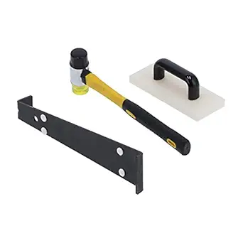 Laminate Floor Blocks, Low Damage ABS 1/4in Flooring Fix Spacer 20Pcs for Installation for Home Renovation'