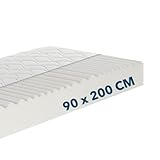UNIVERSELL – Die 23cm hohe Matratze ist für alle Arten von Lattenrosten (auch motorbetriebene) geeignet. Der Schonbezug verfügt über einen 4-seitigen Reißverschluss.