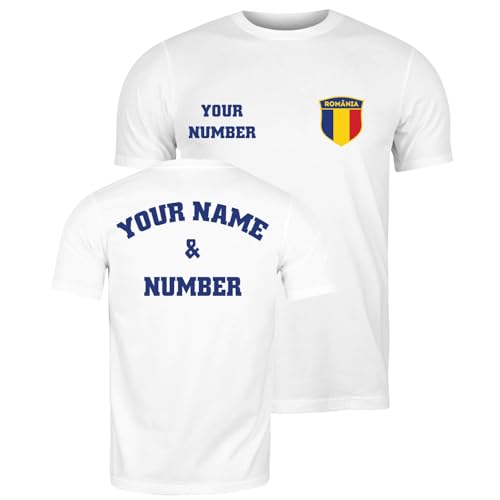 Maillot de foot Roumanie 2026 t-shirt homme personnalisé anti-transpiration