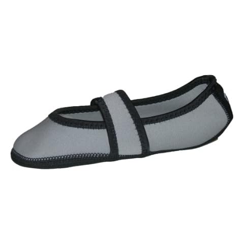 Nufoot Women's Betsy Lou Slipper, Grey, Large Cover