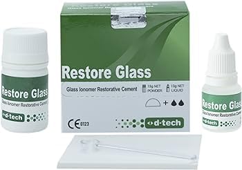 D-TECH RESTORE GLASS 15G POWDER + 13G LIQUID/PACK OF 1 SET/D-TECH GLASS IONOMER RESTORE CEMENT (1)-image-28