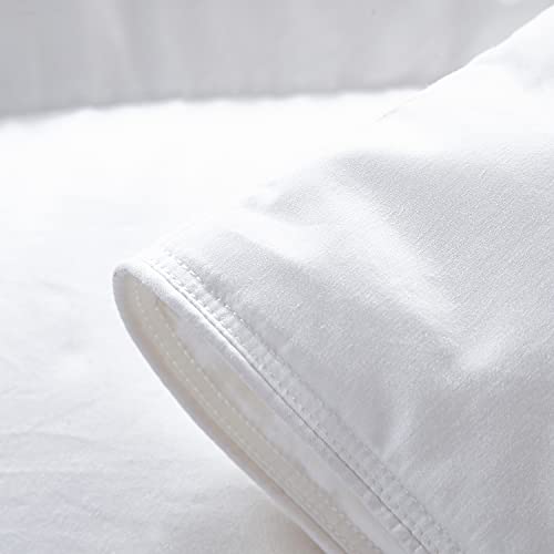 Royoliving Premium Lightweight Greyduck Feathers Down Comforter Luxurious Summer Down Blanket White Duvet Insert Queen Size All Season 100% Cotton Cover Proof With Coner Taps #TOP5