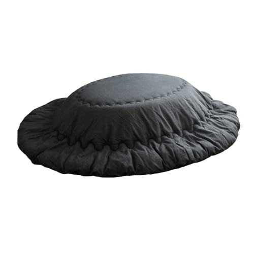 こたつ布団 楕円形 大判 薄掛け 先染め こたつ掛け布団 デニム ブラック 約185×225cm楕円形 おしゃれ コタツ布団 薄型 北欧 西海岸 #9819577