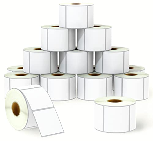 Étiquettes carrées 51x51 mm pour l'étiquetage thermique de colis et de boîtes