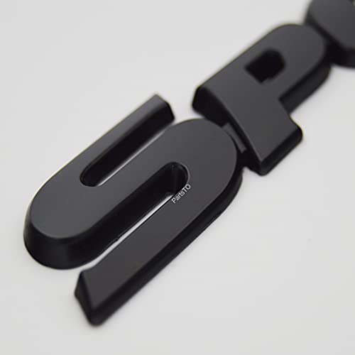 2X Black Sport Metal Decal Emblem Badge With Adhesive For Vehicle Universal Fit #TOP2