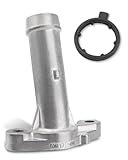 Aluminium Engine Coolant Inlet Flange Cooling Hose W/O-ring Fit for Audi Q7 2007 2008 2009 2010 Water Connection 03H121145A