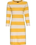 gant kleidung qualität mimosa yellow (706) GANT Damen D2. BARSTRIPED Jersey Dress Kleid, Gelb (Mimosa Yellow 706), X-Large (Herstellergröße:XL)