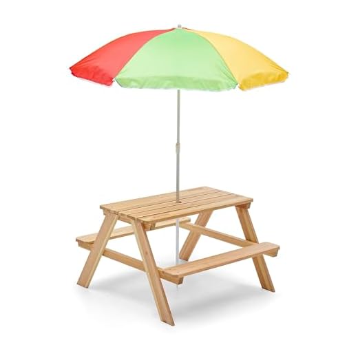 Best childrens umbrella australia Plum Kids Picnic Table with Umbrella