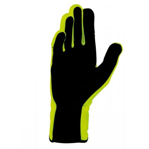 Ompracing Omp Kart Gloves KS-4, Yellow/Black, Size 4, Children - Image 3
