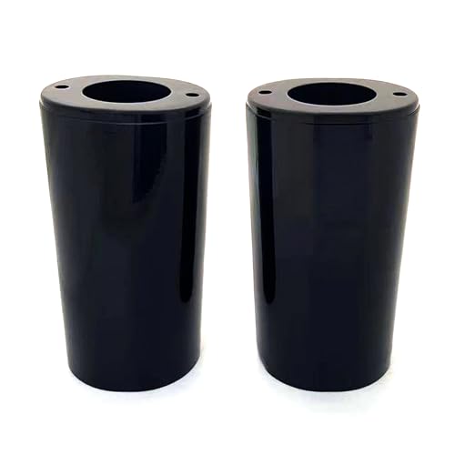 Cyreedom Harley Front Fork Upper Slider Front Fork Boots Slider Shell Fit for Softail Heritage Touring Electra Glide Rood King Ultra Classic Street Glide 1997-2003 (Black)