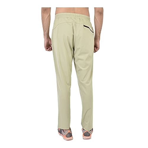 Image of Groovy Men Four Way Lycra Trackpants(CKN8-P Beige)