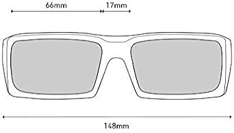 Spy Optic General, Rectangular Wrap Sunglasses, Color and Contrast Enhancing Lenses