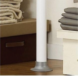 PRINCE HANGER Tension Pole Closet System — No-Renovation Hanging Storage Rack, 4-Tier Expandable Design (PHUS-0033)