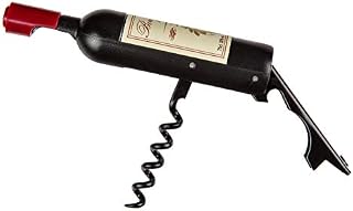 Out of the Blue KG Corkscrew and Bottle Opener/Mini Magnetic Wine Bottle/Dimensions: 11.5 x 2 cm