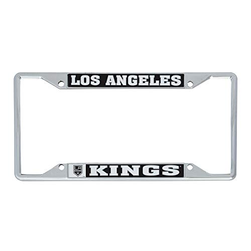 Desert Cactus Los Angeles LA Kings Car Accessories NHL Team National Hockey League Metal License Plate Frame and Tag Holder for Front or Rear of Car (Traditional)