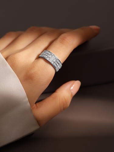 Image of Rubans Ring American Diamond Zirconia Trendy Jewellery Gift for Women & Girls